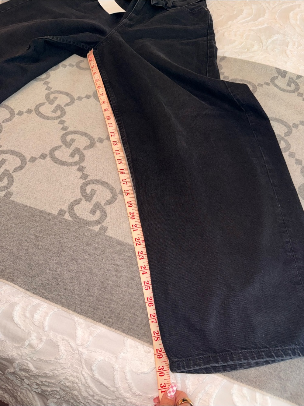 Zara Black Wide Leg Flared Jeans - Picture 4 of 13